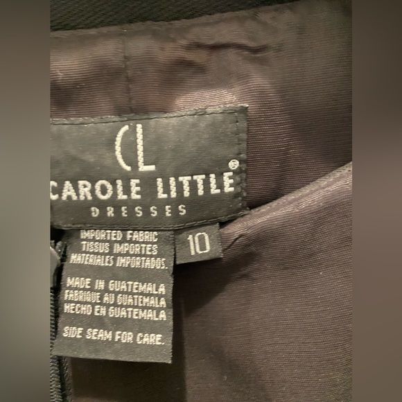 2 piece black dress and jacket by Carol Little size 10 - Picture 11 of 16